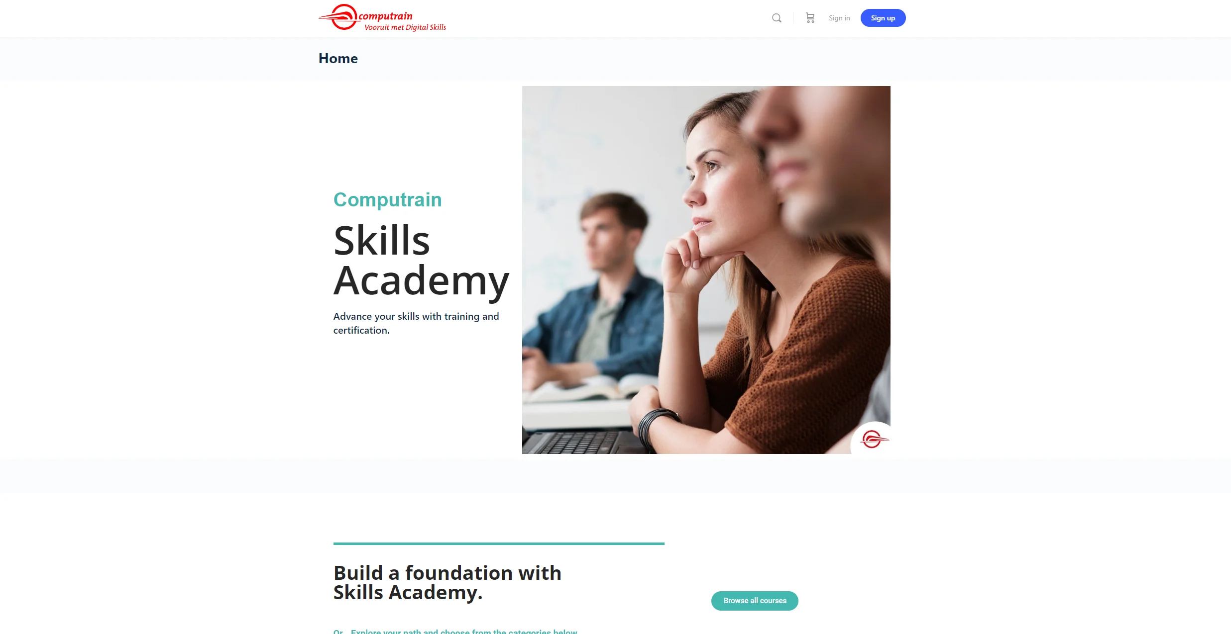 Computrain skills academy web